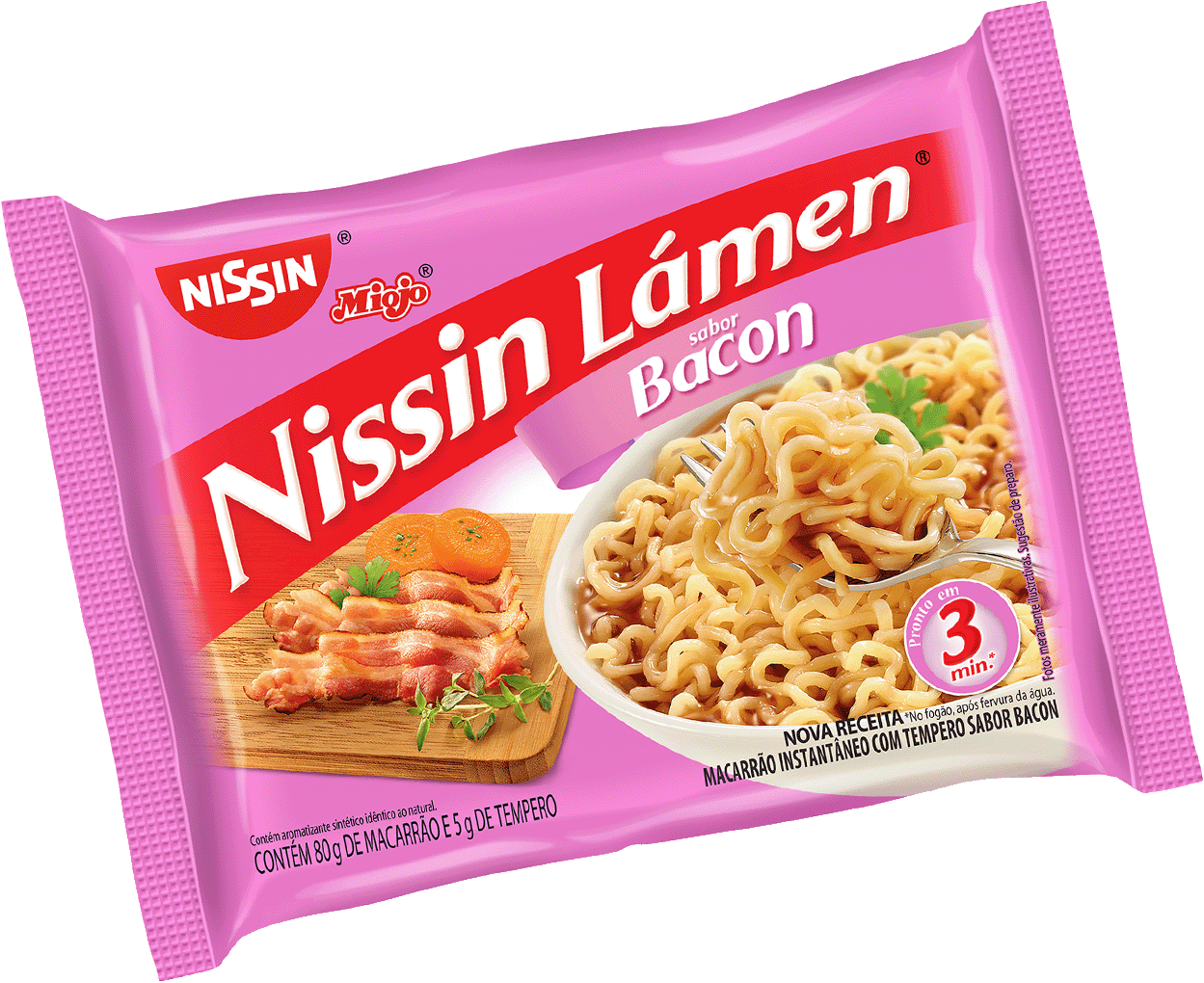 Embalagem Nissin Lámen Baocn