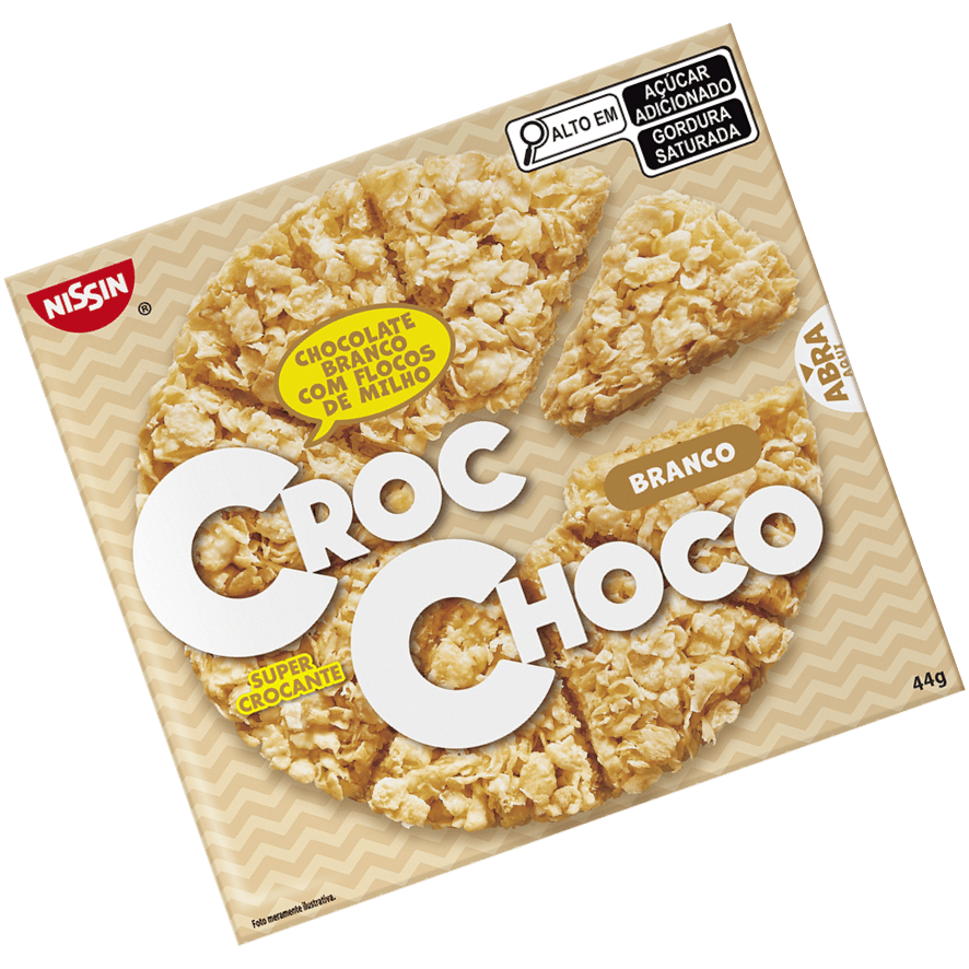 Embalagem Croc Choco Branco