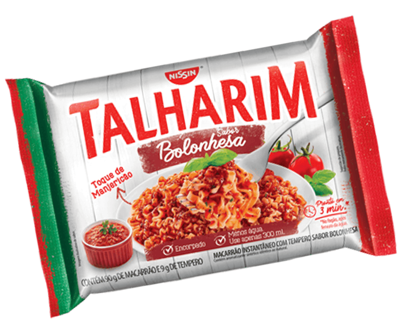 Embalagem Talharim Bolonhesa