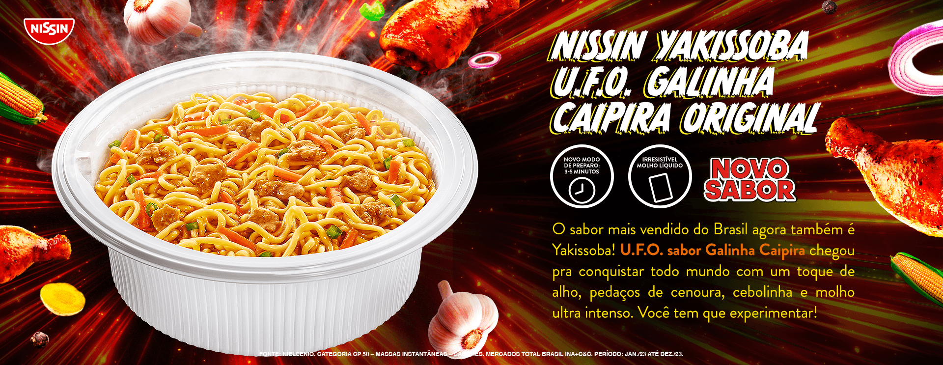 Banner UFO Galinha Caipira