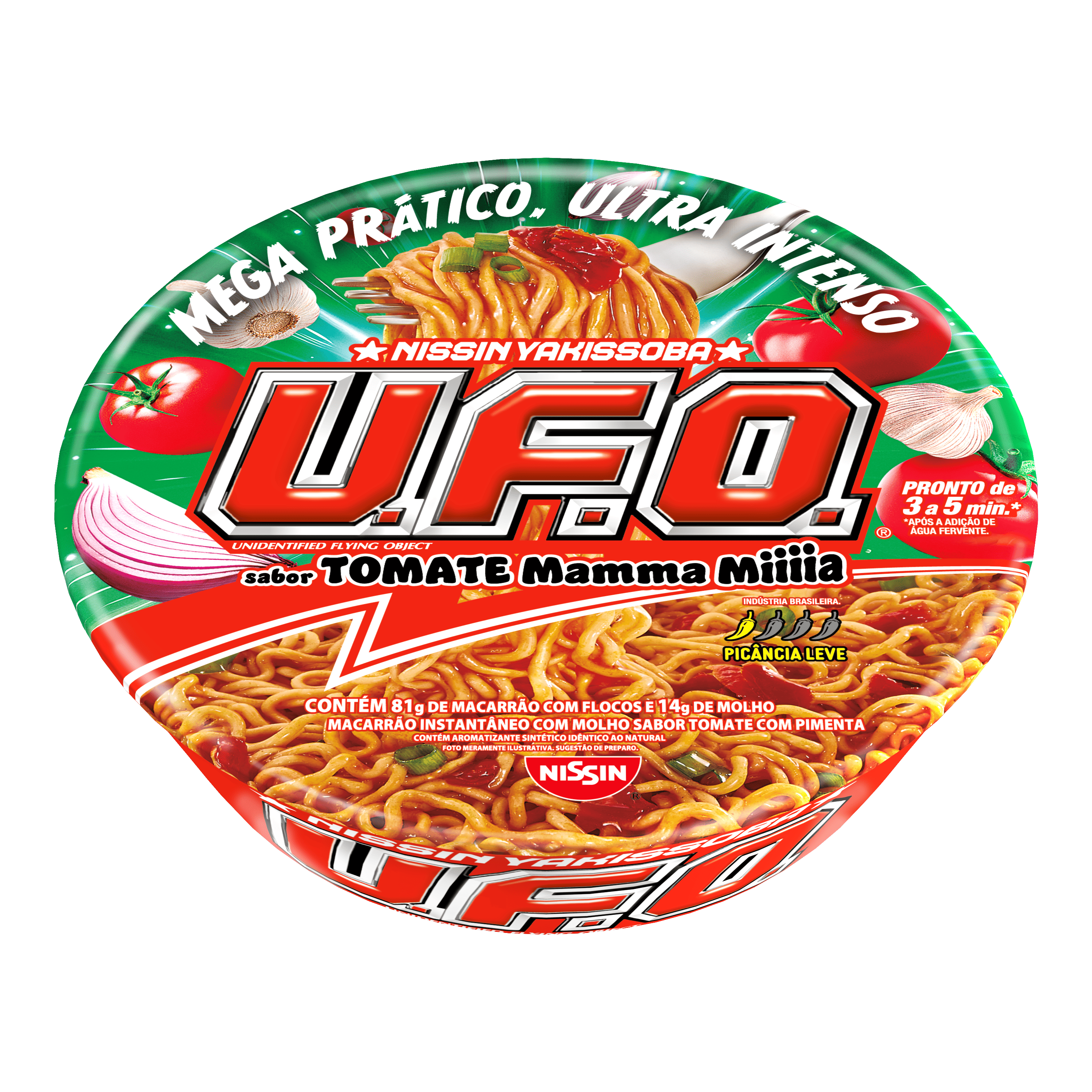 Embalagem UFO Tomate